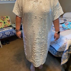 Eloquii Sequin shirt dress